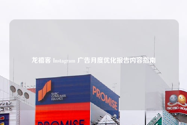 龙禧客 Instagram 广告月度优化报告内容指南